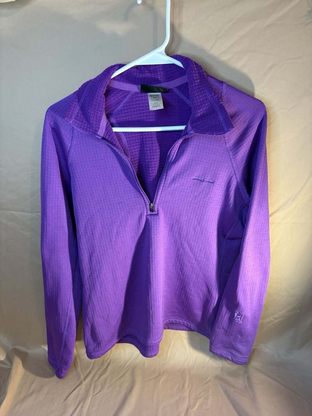Patagonia R1 Half Zip Fleece Pullover Size S Purple